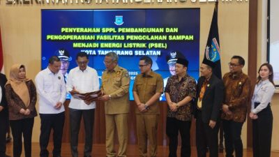 Proyek PSEL di Tangerang Selatan mengubah 1.100 ton sampah menjadi energi listrik dengan investasi 2,65 triliun, beroperasi penuh pada 2029.