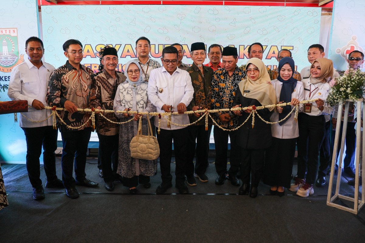 Gubernur Banten, Andra Soni, meresmikan RSUD H. Muhammad Irsyad Djuwaeli Labuan di Kabupaten Pandeglang, Banten.