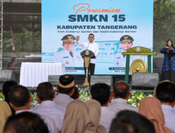 Gubernur Banten Resmikan SMKN 15, Tegaskan Komitmen Sekolah Gratis dan Anti Korupsi