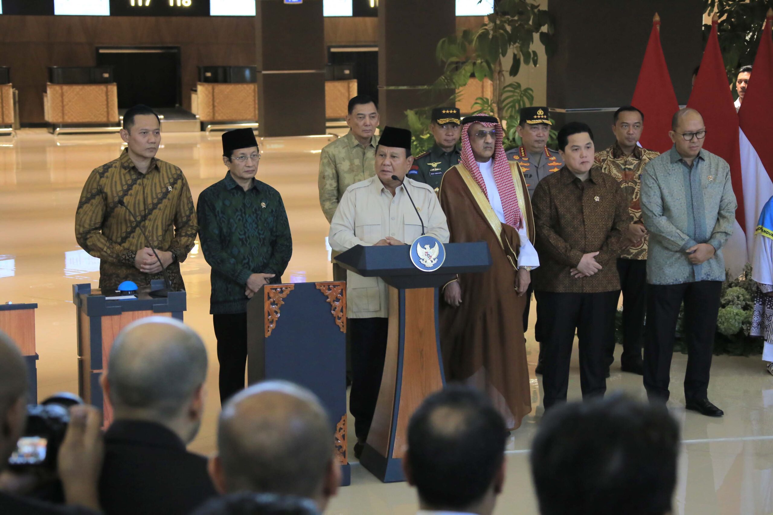 Terminal 2F di Bandara Soekarno-Hatta resmi dibuka untuk memudahkan para jamaah haji dan umrah di Tangerang.
