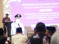 Kabupaten Tangerang Pelopori Sanitasi Pesantren, Ulama dan Umaro Bersatu Membangun Daerah