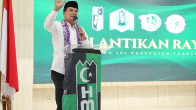 Bupati Tangerang, Maesyal Rasyid, mengajak HMI berkolaborasi dalam pembangunan daerah dan menekankan pentingnya peran mahasiswa.