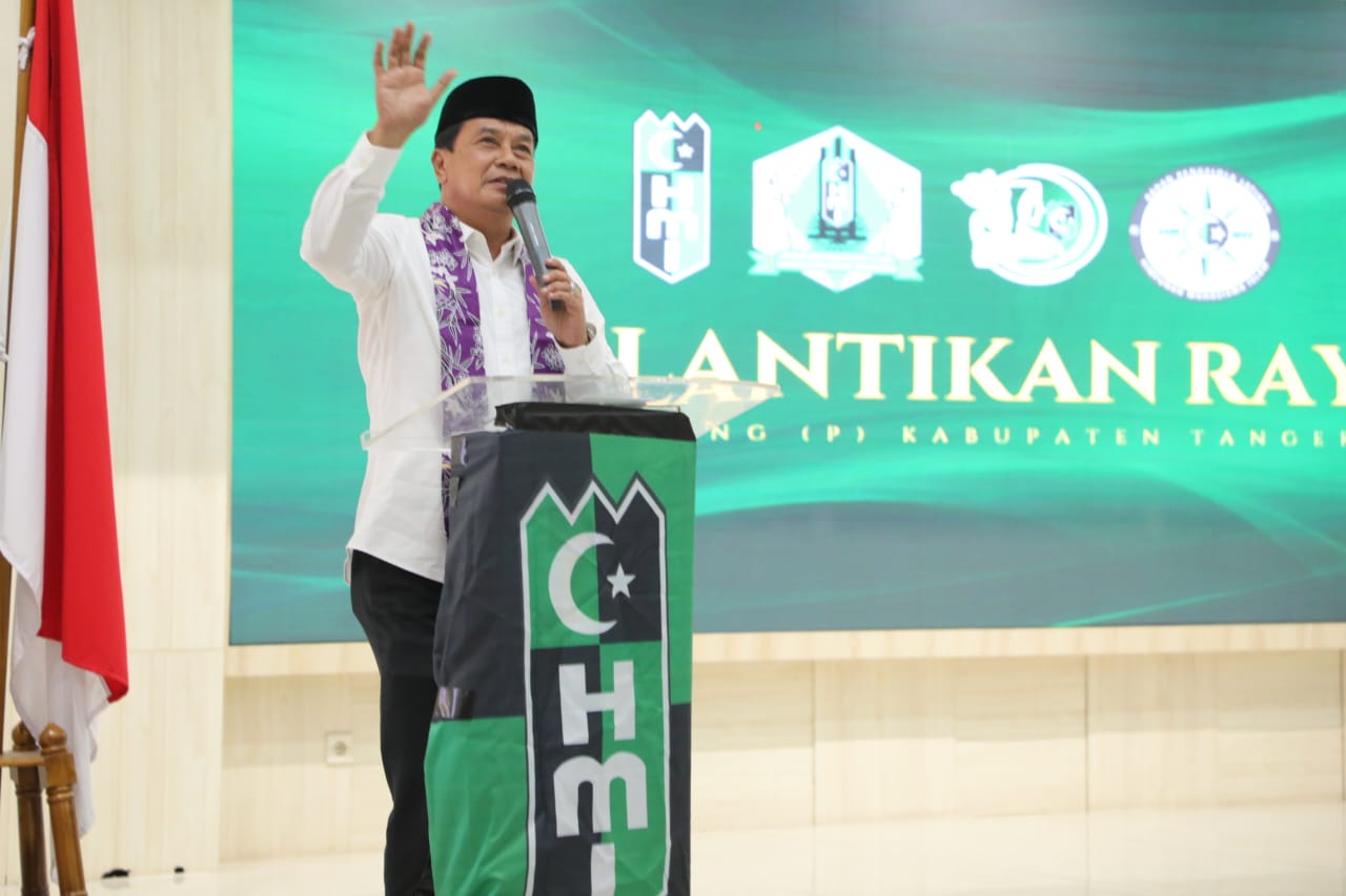 Bupati Tangerang, Maesyal Rasyid, mengajak HMI berkolaborasi dalam pembangunan daerah dan menekankan pentingnya peran mahasiswa.