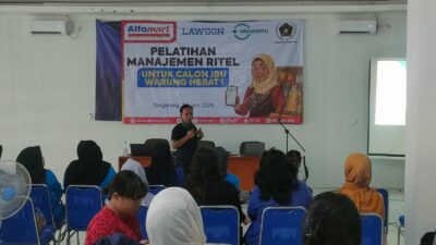 PWI Kabupaten Tangerang dan Alfamart gelar pelatihan manajemen ritel bagi anggota IKWI untuk dorong kemandirian ekonomi keluarga wartawan.