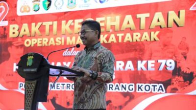 Wali Kota Tangerang hadiri operasi katarak gratis di RSUP Sitanala, aksi sosial penuh makna sambut Hari Bhayangkara ke-78.