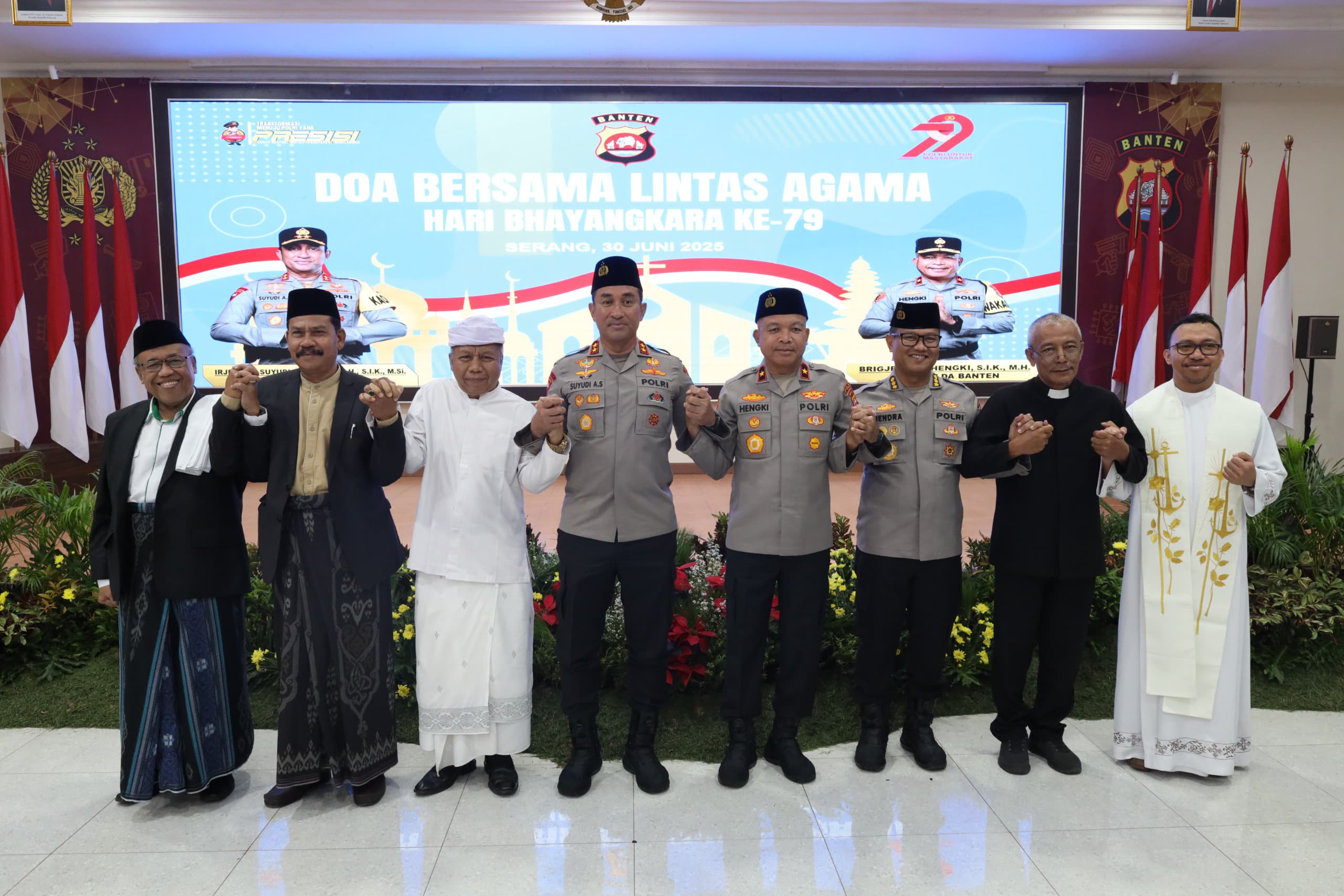 Polda Banten Ajak Tokoh Lintas Agama Perkuat Kebersamaan Jelang Hari Bhayangkara ke-79