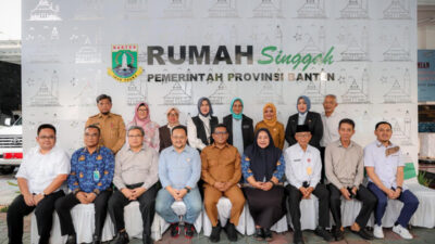 Gubernur Banten, Andra Soni meresmikan Rumah Singgah Pemerintah Provinsi (Pemprov)  Banten di Jl. Tebet Timur Raya No.51, RT.13/RW.9, Tebet Timur, Kecamatan, Tebet, Jakarta,  Senin (2/6/2025).