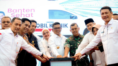 Misi Banten Sehat, Gubernur Banten Andra Soni Luncurkan Mobile Clinic Berbasis Telemedicine