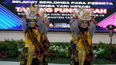 Polda Banten gelar lomba tari kreasi sambut Hari Bhayangkara ke-79, hadirkan 32 tim tampilkan seni, budaya, dan semangat kebersamaan.