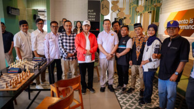 Wagub Banten A. Dimyati dukung Percasi cari bibit unggul atlet catur lewat Ngeround Beregu se-Banten yang digelar di Tangsel.