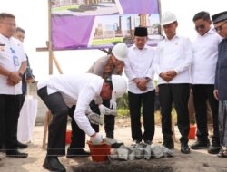 Bupati Tangerang Letakkan Batu Pertama Pembangunan Gedung Mako Polsek Sepatan