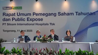 Siloam Hospitals mengumumkan penutupan Rapat Umum Pemegang Saham Tahunan (RUPST) untuk tahun buku 2024 dengan semua agenda disetujui.