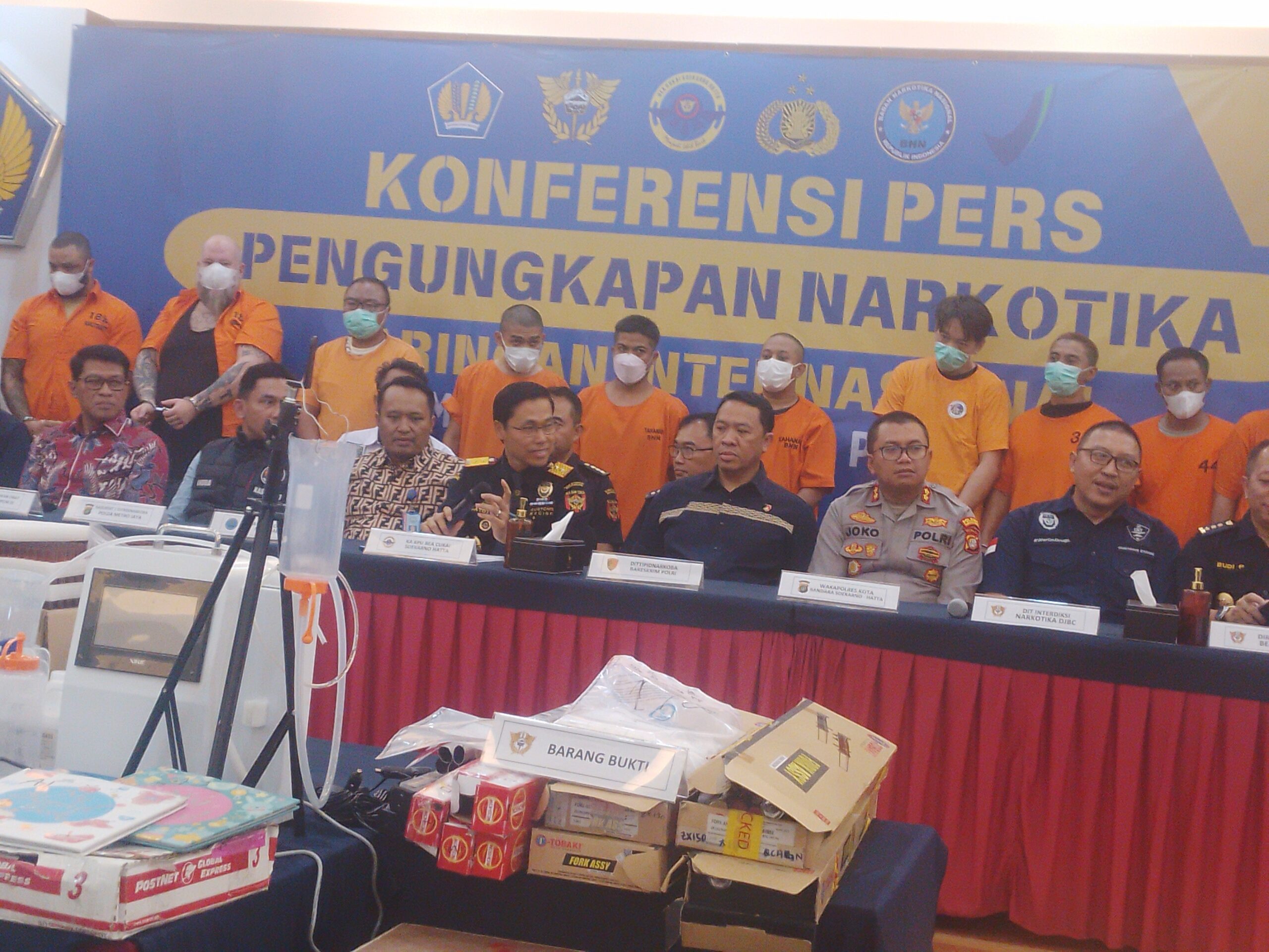 Bea Cukai Bandara Soetta Bekuk Jaringan Narkoba Internasional