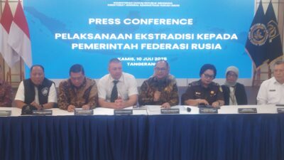 Kemenkum RI Ekstradisi WNA Rusia Kasus Organisasi Kriminal