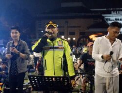 Gelar Cipkon, Kapolres Metro Tangerang Kota Nyayi Bareng Masyarakat di Taman Elektrik