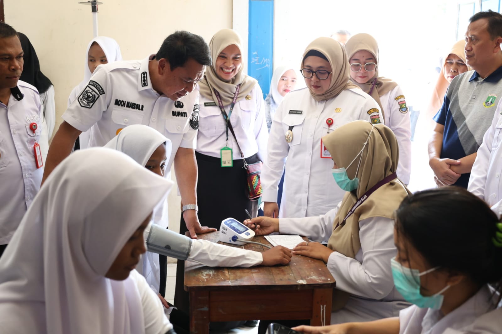 Bupati Tangerang launching program PKG dan Aksi Bergizi GARASI Gemilang untuk tingkatkan kesehatan pelajar di Kabupaten Tangerang.