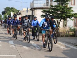 Sinergi dan Kepedulian: Polda Banten Ajak Warga Fun Bike Sekaligus Bakti Sosial
