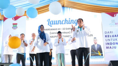 Bupati Tangerang buka Harganas ke-32 di Tigaraksa, ajak warga perkuat peran keluarga, cegah stunting, dan dukung program lansia.