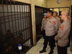 Jaga Hak Tahanan dan Keamanan, Kapolresta Tangerang Lakukan Inspeksi Mendadak