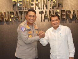 Pererat Sinergi, Kapolresta Tangerang Silaturahmi ke Bupati dan Bahas Program Strategis