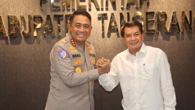 Kapolresta Tangerang silaturahmi ke Bupati, bahas penguatan sinergi ketahanan pangan serta keamanan dan ketertiban wilayah.