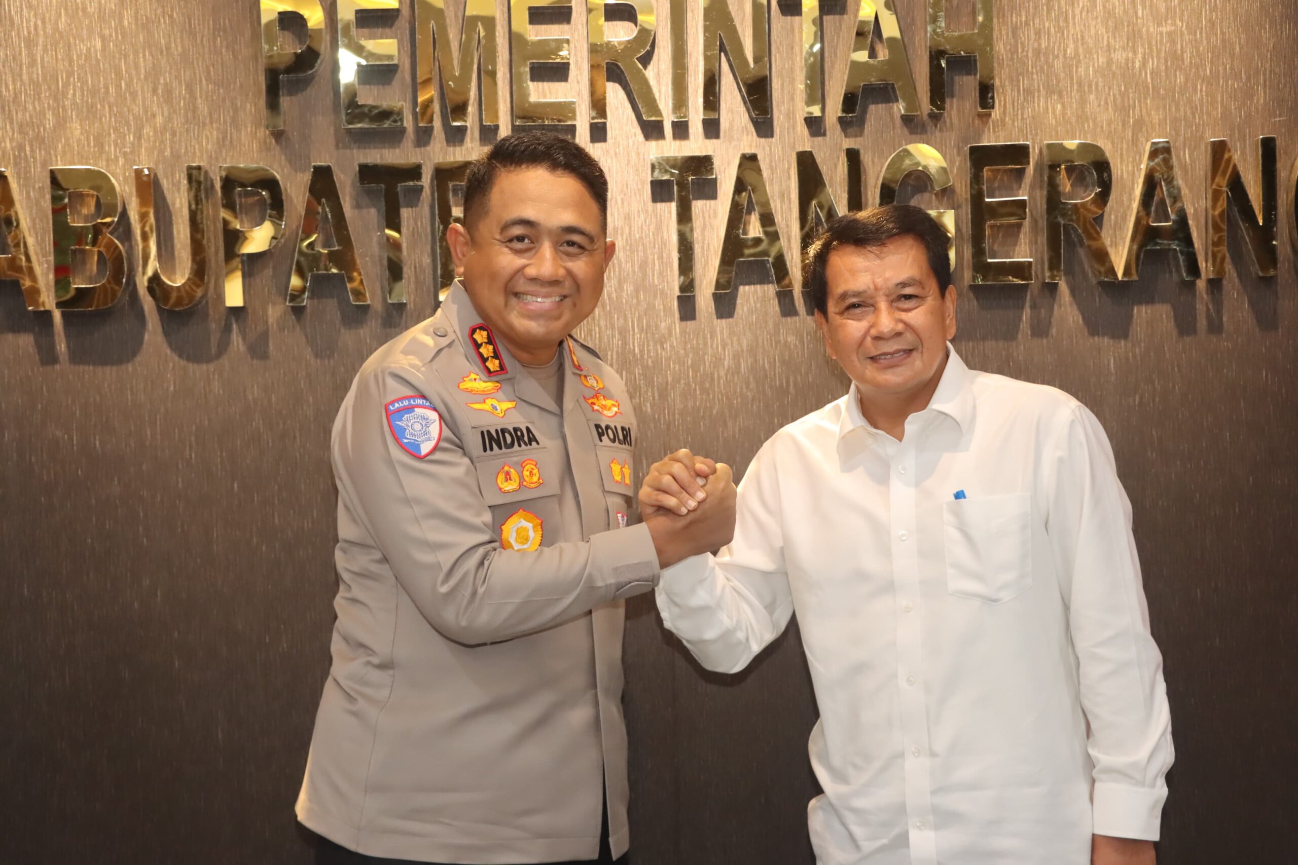 Kapolresta Tangerang silaturahmi ke Bupati, bahas penguatan sinergi ketahanan pangan serta keamanan dan ketertiban wilayah.