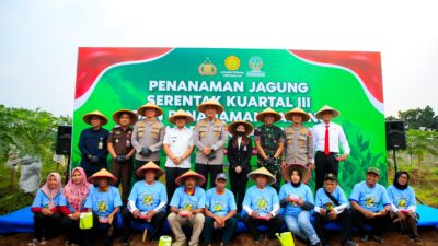 Pilar Saga bersama Polda Metro Jaya tanam jagung serentak di Tangsel, dorong ketahanan pangan lewat program RW Mantap dan eduwisata.