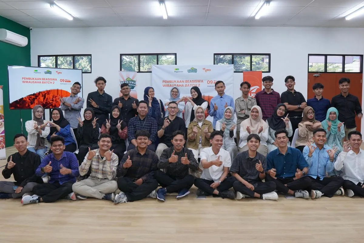 PT Pegadaian melalui Divisi ESG kembali menunjukkan komitmennya dalam mendukung pengembangan wirausaha muda di Indonesia dengan menyelenggarakan program Beasiswa Wirausaha Pegadaian Batch 2, bekerja sama dengan Young Entrepreneur Academy (YEA). Rabu (23/07/2025)