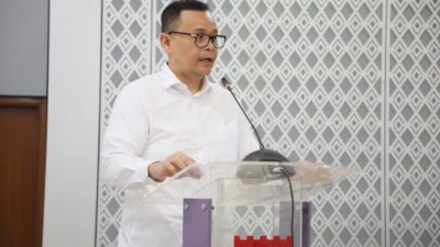 Kajari Ricky Tommy pamit saat HBA ke-65 di Tangerang, sampaikan pesan integritas sebelum promosi tugas ke Kejaksaan Agung RI.