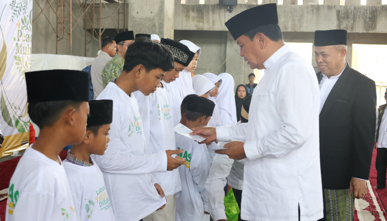 Bupati Tangerang dan Baznas Gelar Santunan Yatim serta Pengajian Akbar di Pagedangan