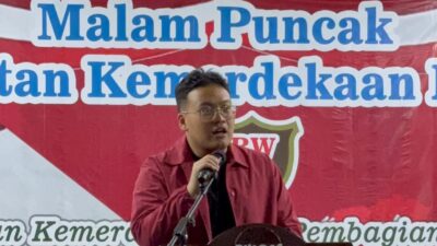 Abraham Garuda Laksono meriahkan puncak HUT ke-80 RI di Bojong Nangka. Kebersamaan warga yang penuh semangat dan gotong royong.