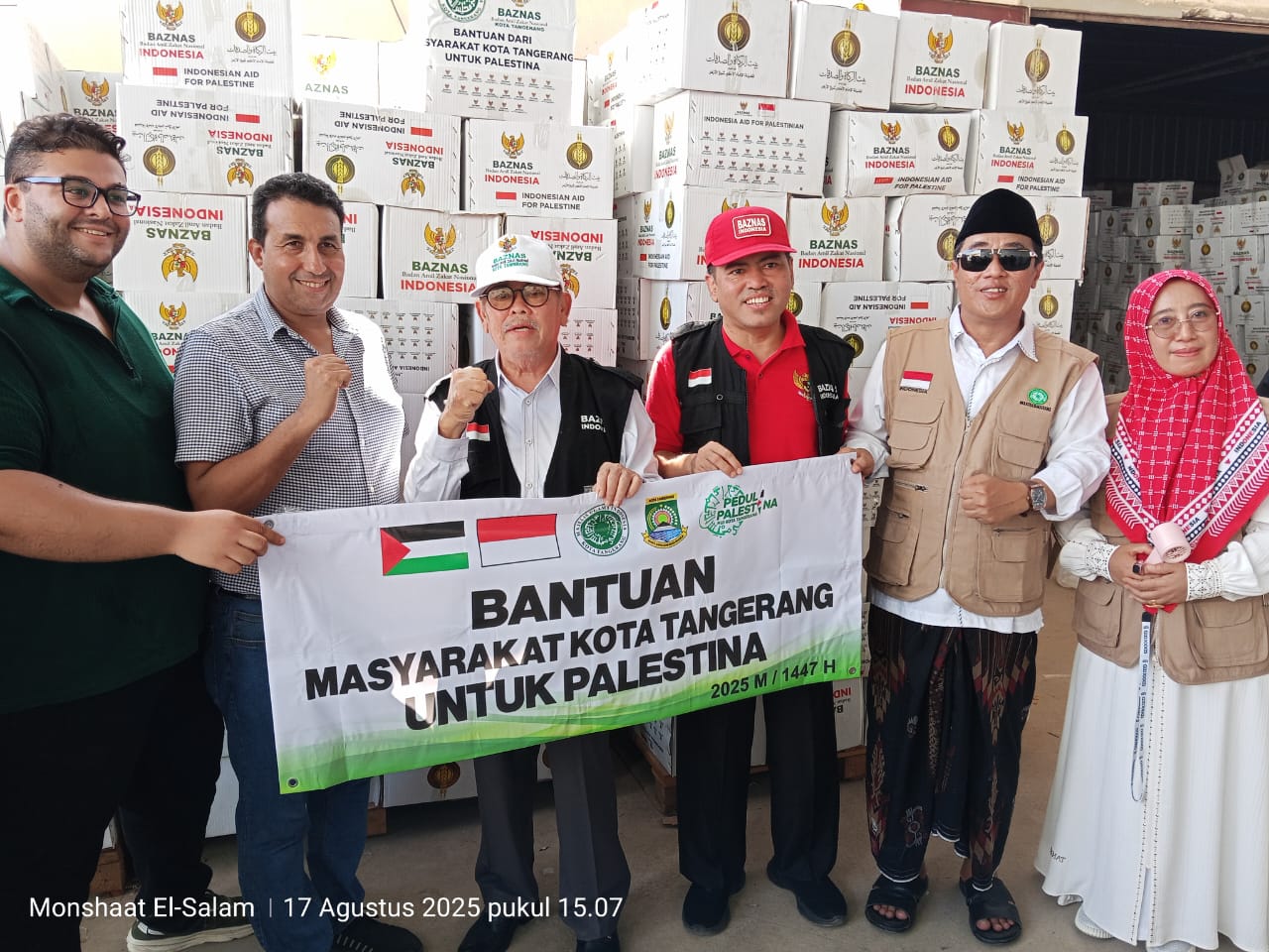 Baznas Bersama MUI Kota Tangerang Salurankan Bantuan Rp2 M ke Palestina