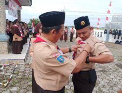 Babinsa Pandeglang Raih Lencana Pancawarsa pada Hari Pramuka ke-64, Bukti Dedikasi Membina Generasi Muda