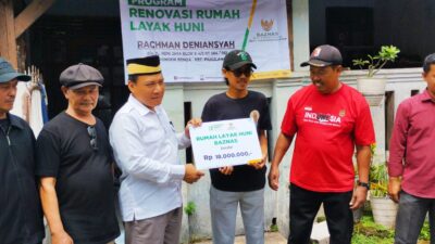 Baznas Tangsel renovasi rumah warga Pamulang lewat dana zakat dan sedekah muzaki haji, wujud nyata peduli kesejahteraan.