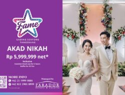 Rayakan Momen Sakral, Fame Hotel Gading Serpong Tawarkan Paket Akad Nikah Eksklusif Rp 5,999 Juta