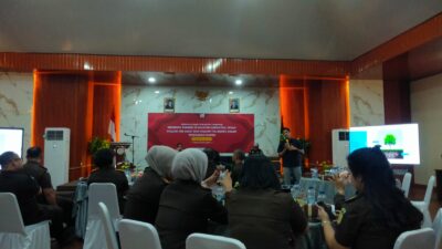 Kejari Tangerang gelar seminar Harlah Kejaksaan 2025, kupas strategi follow the money dan follow the asset lawan narkotika.