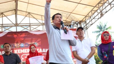 Bupati Tangerang hadiri puncak HUT RI ke-80 di Curug Wetan dan Sukamanah Rajeg, meriah dengan jalan sehat, seni, dan doorprize.