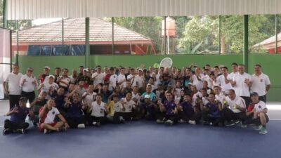 Turnamen Tenis Kapolda Banten Cup 2025 di Serang meriahkan HUT RI ke-80, diikuti 180 atlet dari 20 tim berbagai daerah.