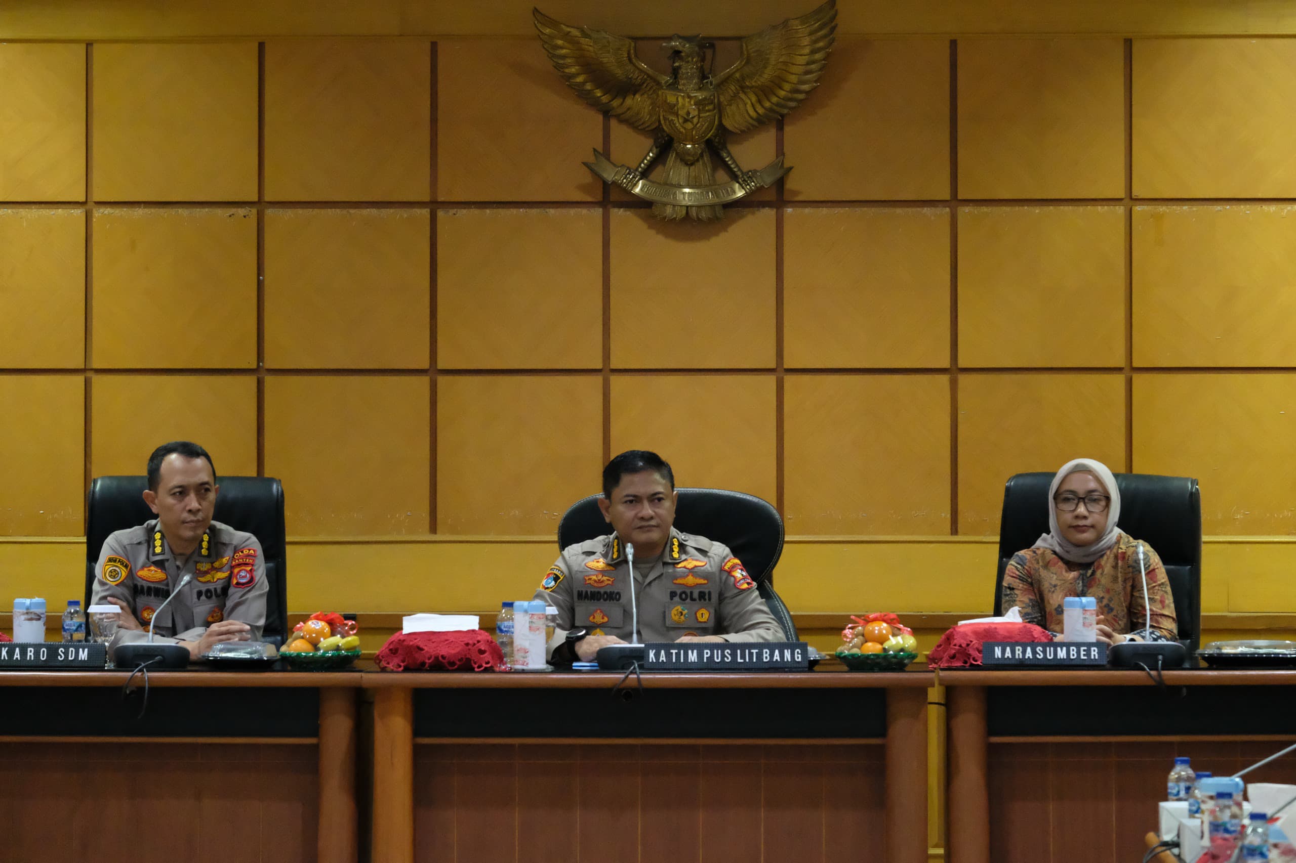 Puslitbang Polri teliti strategi pemberdayaan SDM untuk E-MP guna tingkatkan efisiensi penyidikan dan peran Polri dalam ketahanan pangan.