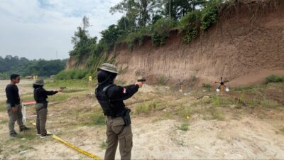 Satbrimob Polda Banten gelar Srikandi Brimob Challenge di Serang, asah keterampilan menembak dan mental juang Polwan Brimob.