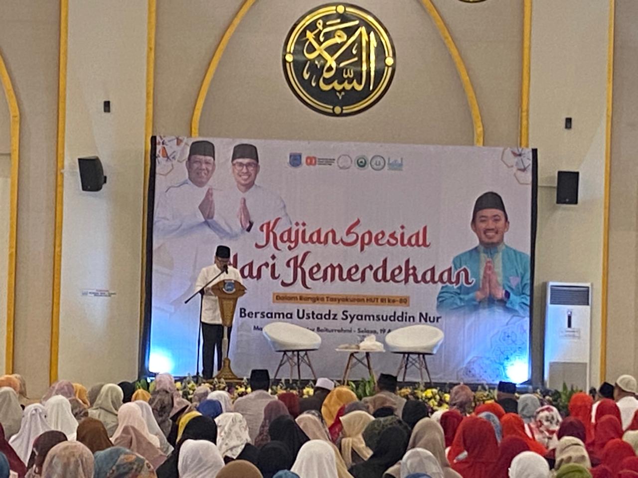 Wakil Wali Kota Tangsel Pilar Saga ajak warga maknai tasyakuran HUT RI ke-80 sebagai momentum persatuan dan kemajuan bangsa.