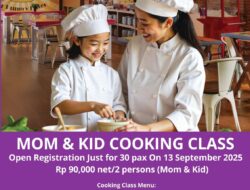 Mom & Kid Cooking Class di Fame Hotel Gading Serpong, Serunya Bonding Orang Tua dan Anak