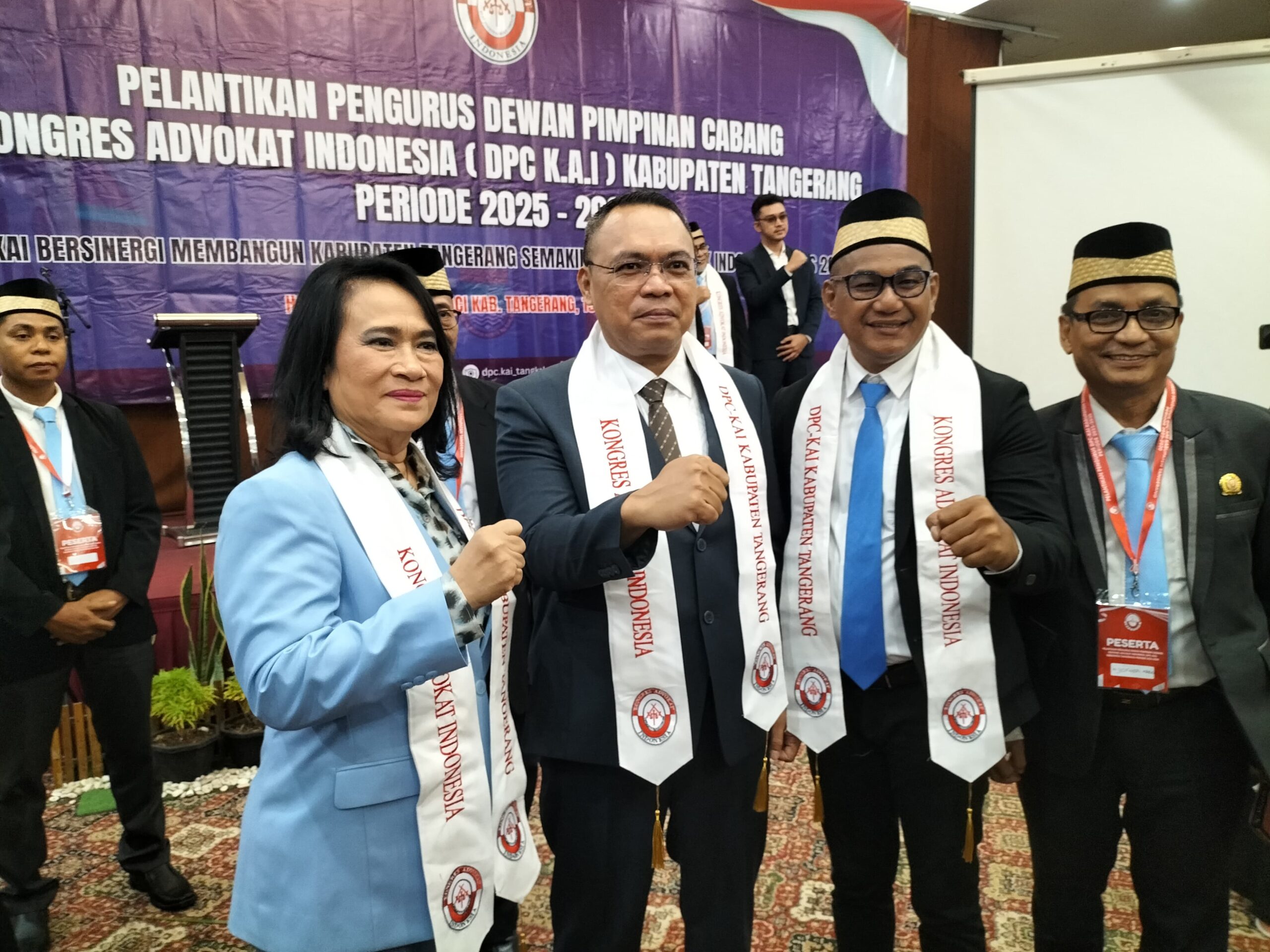Sukardin resmi pimpin DPC KAI Kabupaten Tangerang 2025–2030, tegaskan komitmen advokat menegakkan keadilan dan pengabdian masyarakat.