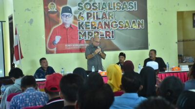 Anggota MPR RI Fraksi PDI Perjuangan, Romy Soekarno, S.H., melaksanakan Sosialisasi Empat Pilar MPR RI di Tulungagung dengan mengusung tema “Warisan Bung Karno Menjaga Indonesia.” Sabtu (13/10/2025)