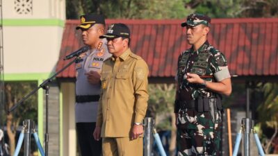 Bupati Tangerang ajak masyarakat jaga persatuan dan tolak provokasi saat Apel Besar Tiga Pilar demi daerah aman dan kondusif.