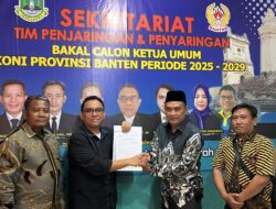 KONI Cilegon Abdul Salim Salam Resmi Ambil Formulir Calon Ketua KONI Banten