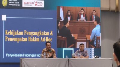 Kemnaker gelar sosialisasi multiplikasi tenaga penyelesaian perselisihan PHI di Tangerang untuk perkuat sistem hubungan industrial.