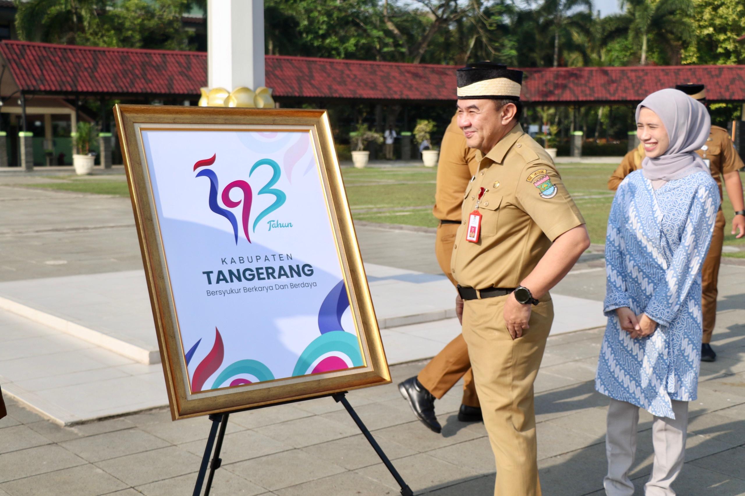Sekda Tangerang Launching Logo Hari Jadi ke-393, Ajak Pegawai Tingkatkan Kinerja dan Disiplin