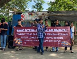 Mahasiswa dan Aktivis Dorong Pemerintah Tutup Parkir Truk Ilegal di Cisadane