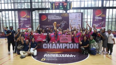 NTT Data juara Sinar Mas Land Basketball Tournament 2025 di BSD City, tunjukkan sportivitas dan kerja sama tim luar biasa.